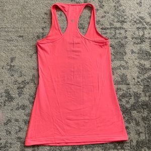 Lulu lemon size 6 bright racer back tank top